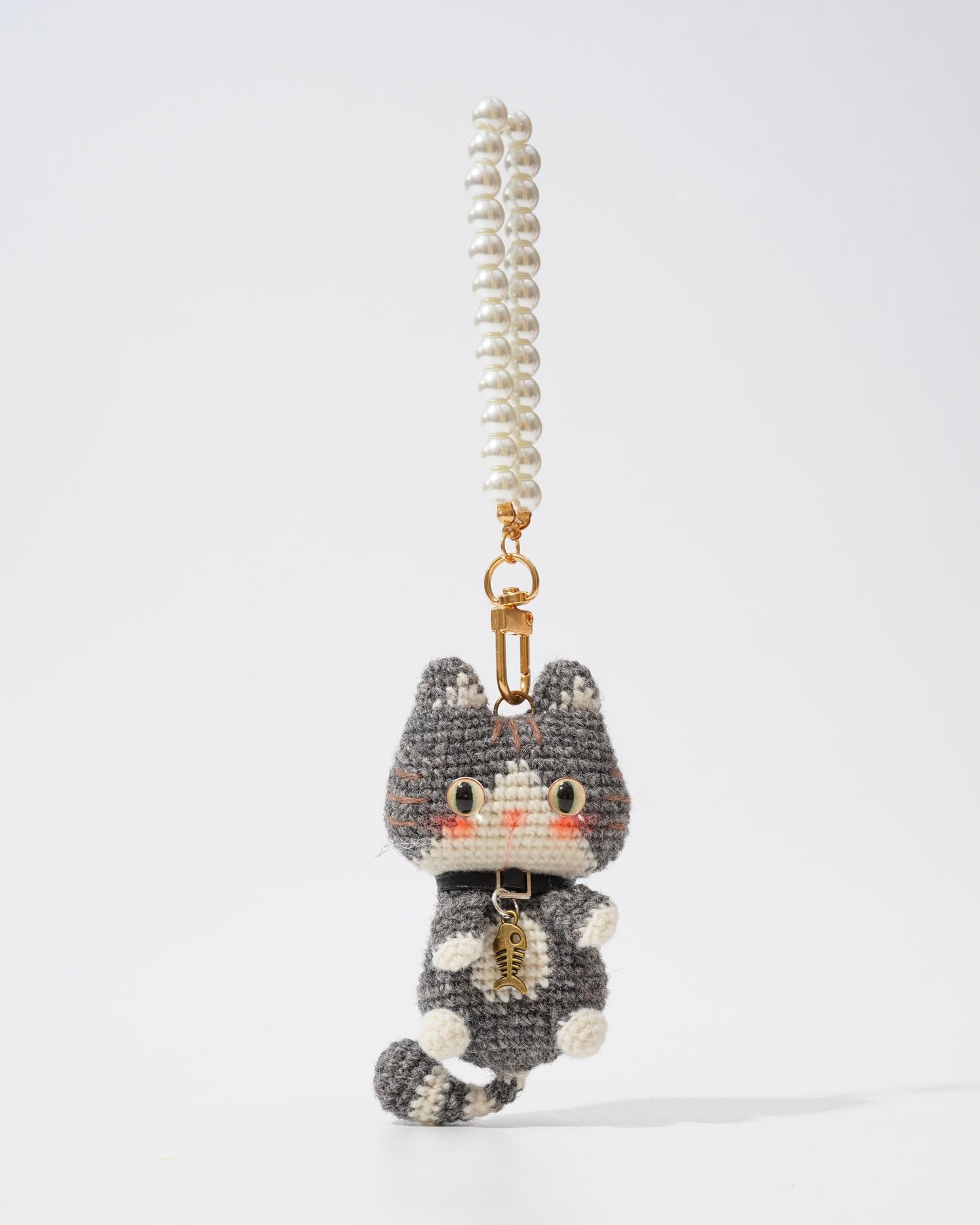 Purrfect Pals Crochet Bag Charms – Handmade Cat Collection