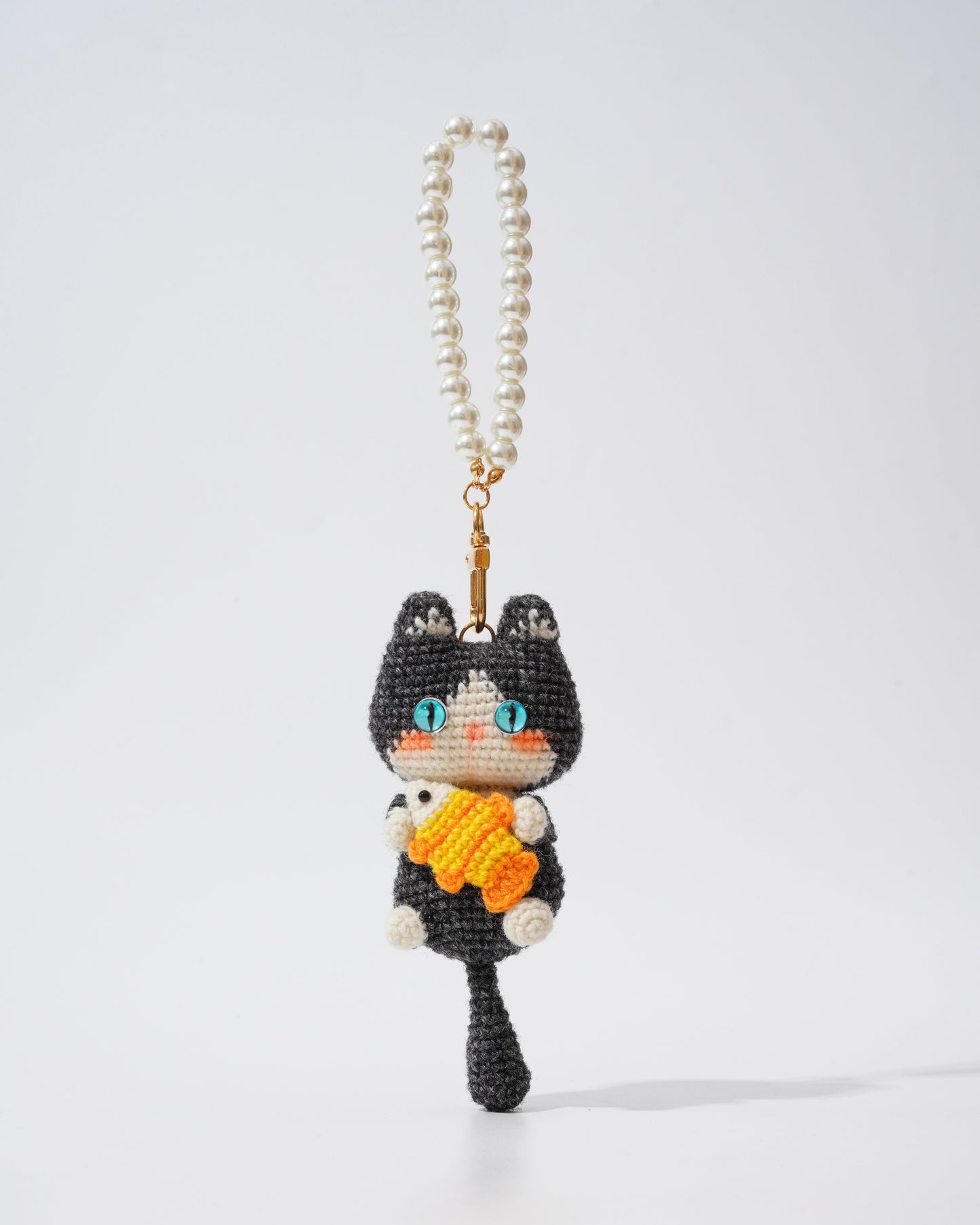 Purrfect Pals Crochet Bag Charms – Handmade Cat Collection