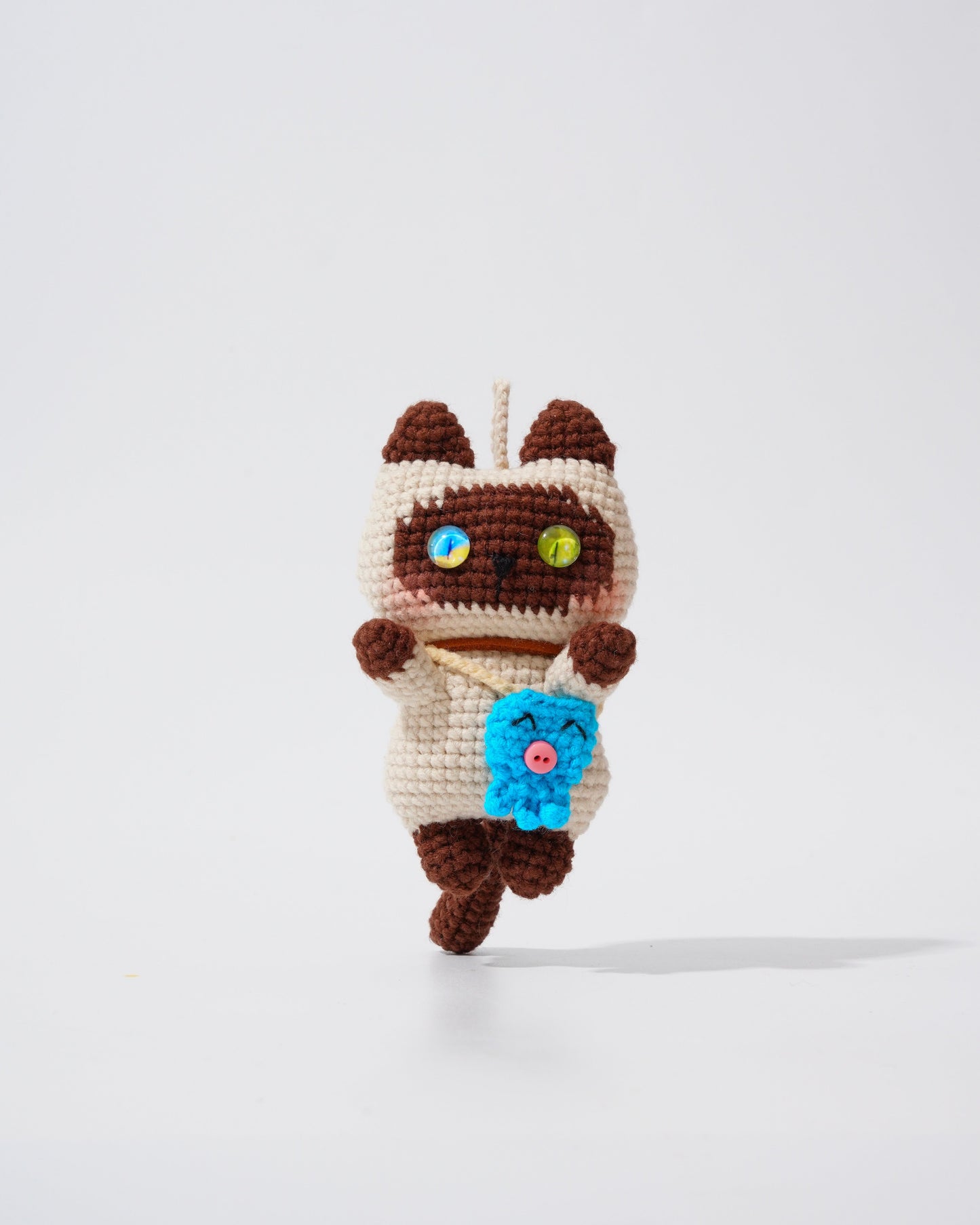 Purrfect Pals Crochet Bag Charms – Handmade Cat Collection