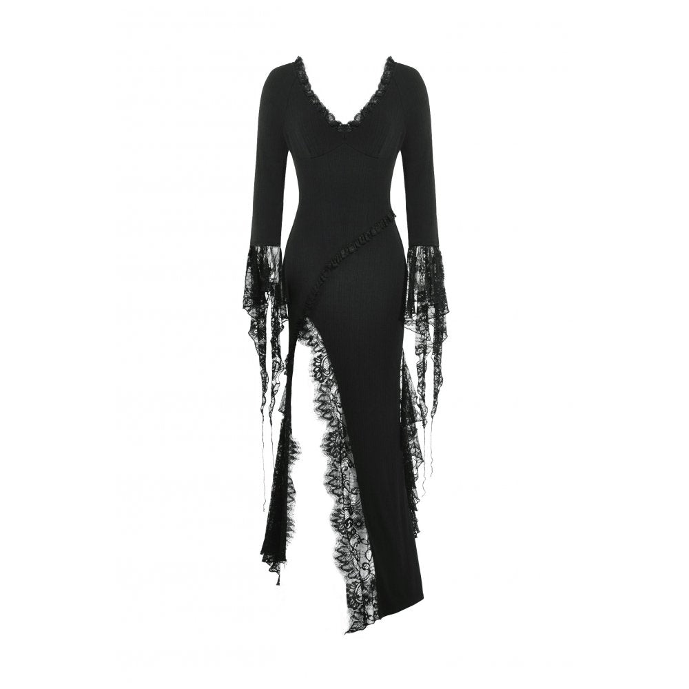 Dark in Love Pandora Witchy Asymmetrical Long Dress