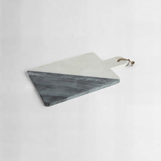 Bulgari White And Grey Marble Paddle Board