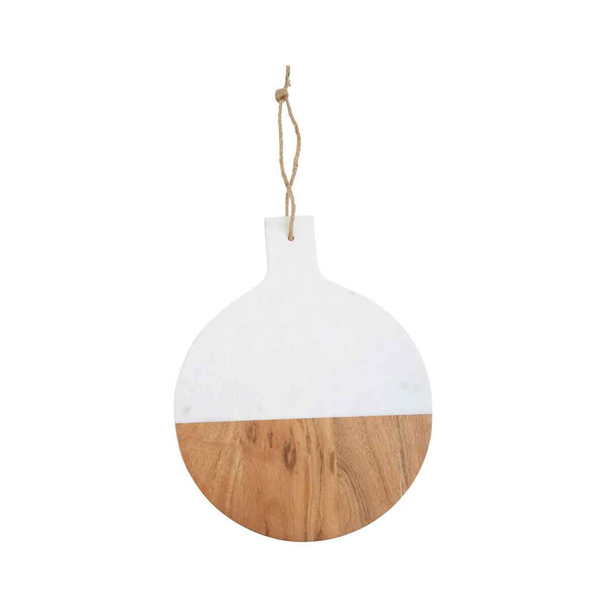 Monzaro Large Marble And Acacia Wood Paddle Board