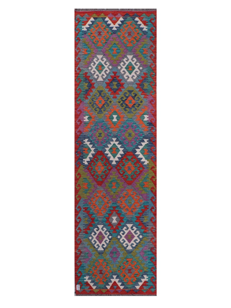Maimana Afghanistan Kilim Runner - 297 x 85 cm
