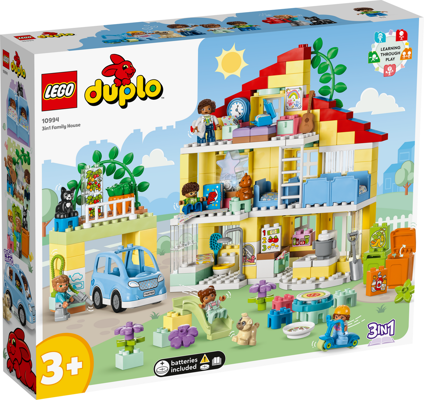 Lego Duplo Town 10994 3 in 1 Family House for Toddlers Ages 2 and Up