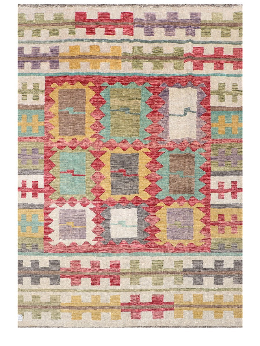 Maimana Afghanistan Kilim Rug - 238 x170 cm