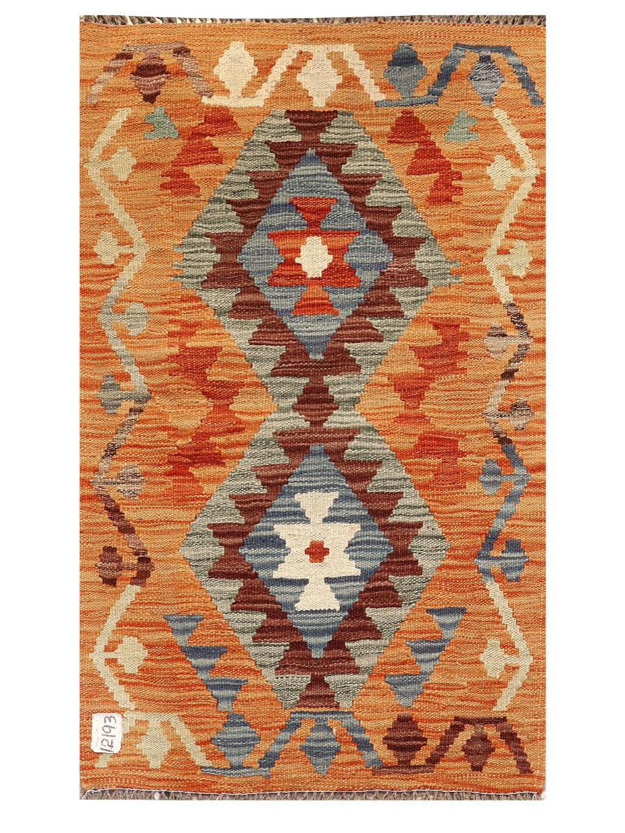 Maimana Afghanistan Kilim Rug - 96 x 57 cm