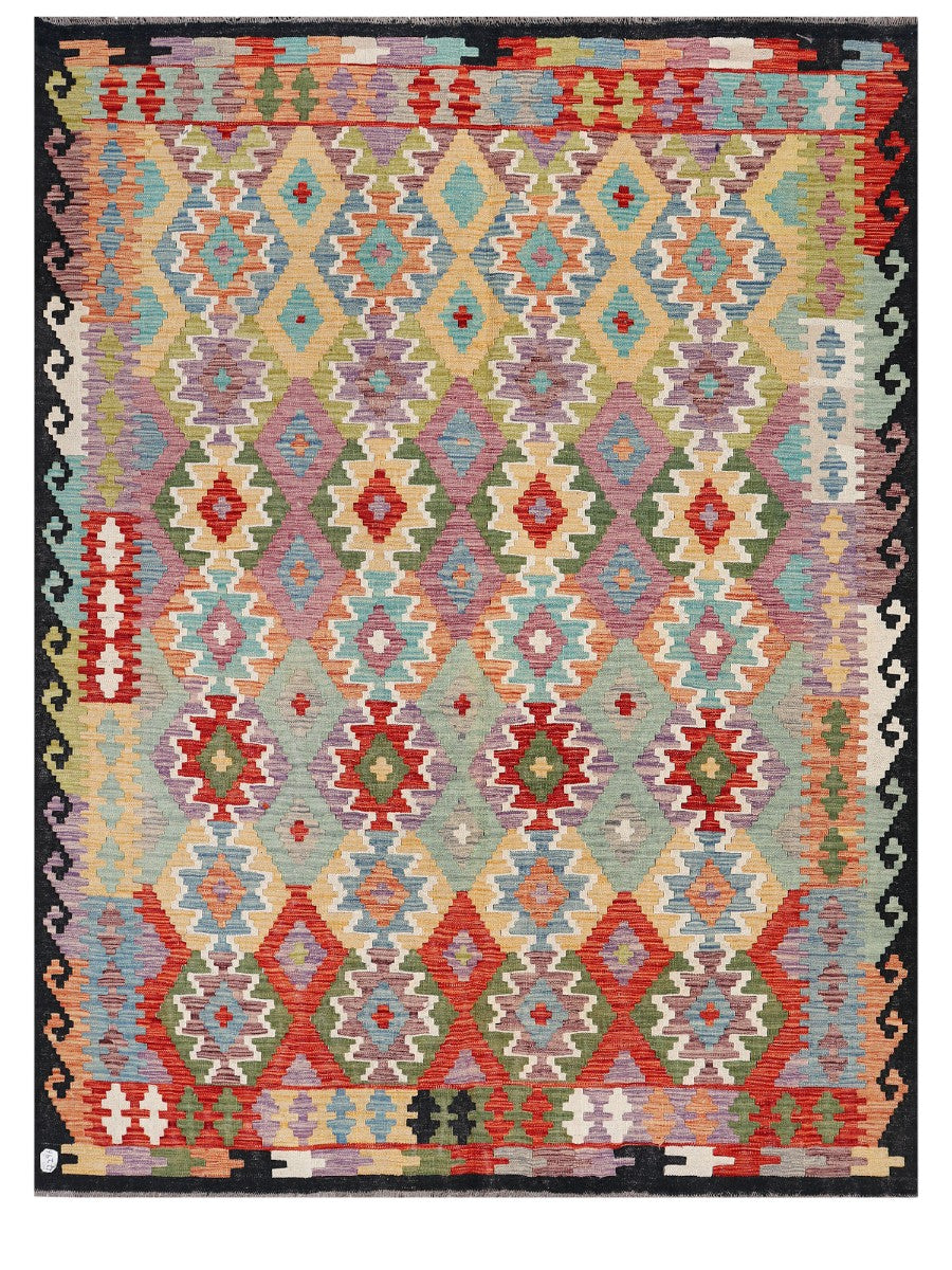 Maimana Afghanistan Kilim Rug - 243 x186 cm