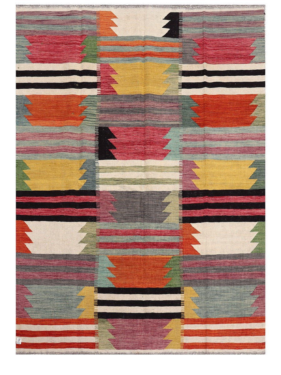 Maimana Afghanistan Kilim Rug - 248 x177 cm
