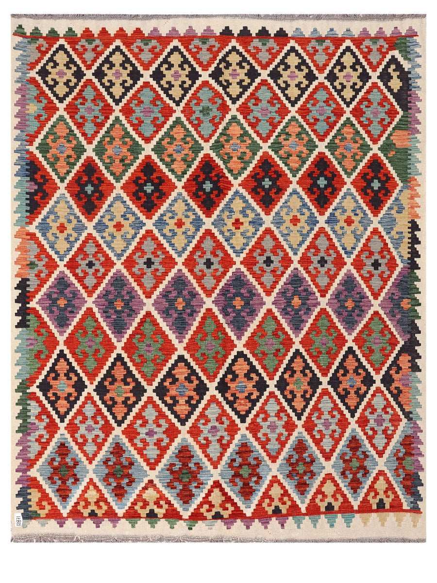 Maimana Afghanistan Kilim Rug - 240 x189 cm