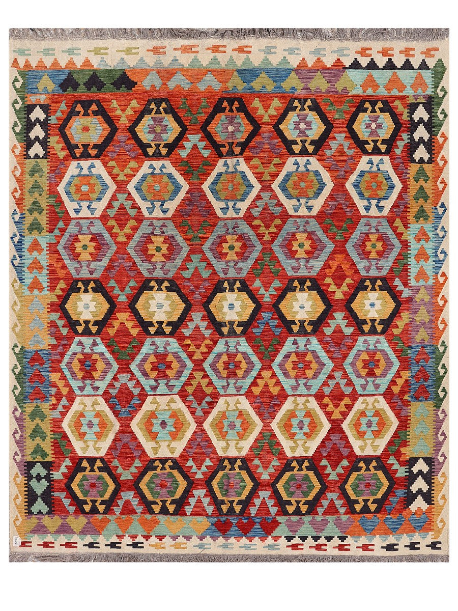 Maimana Afghanistan Kilim Rug - 296 x244 cm