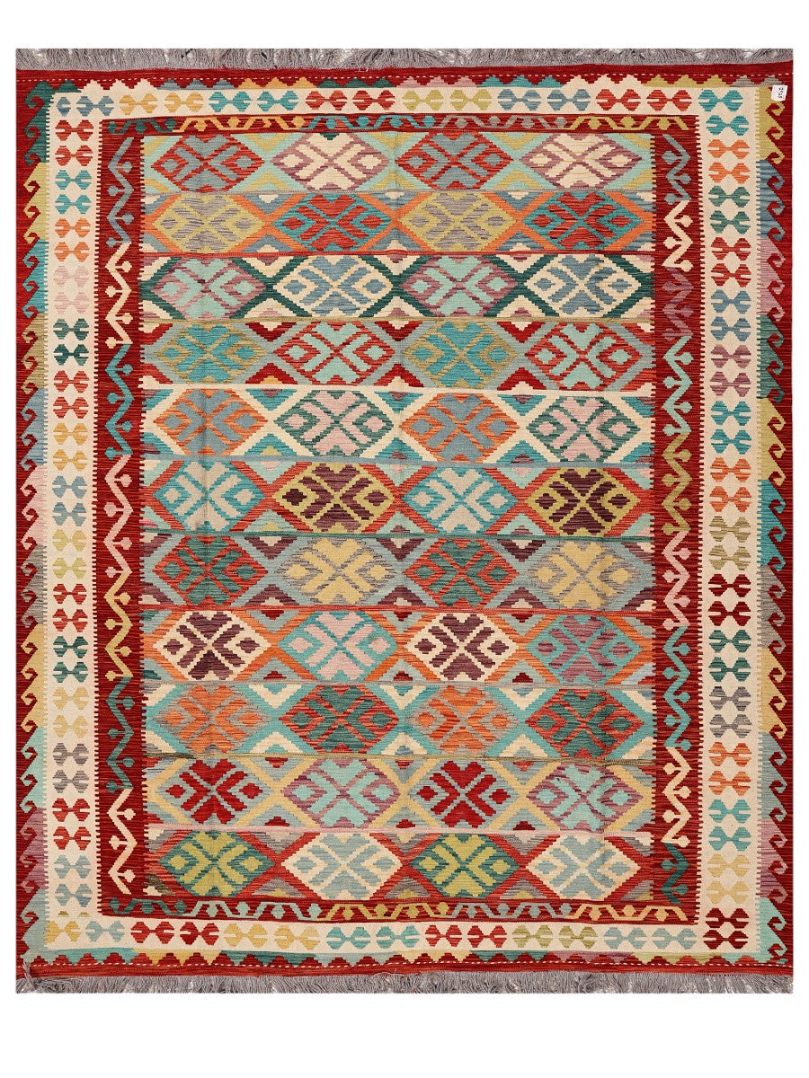 Maimana Afghanistan Kilim Rug - 298 x245 cm