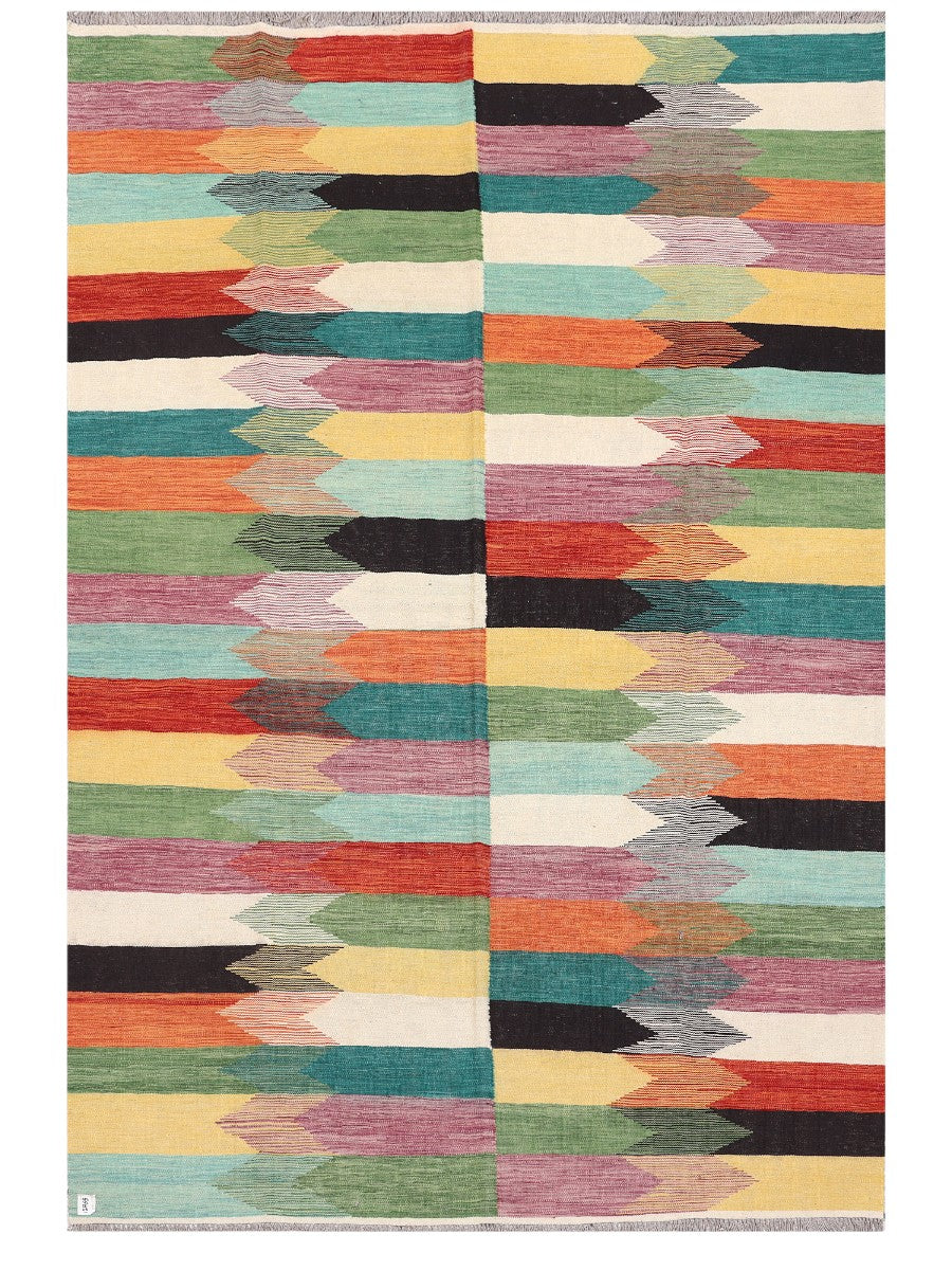 Maimana Afghanistan Kilim Rug - 301 x202 cm