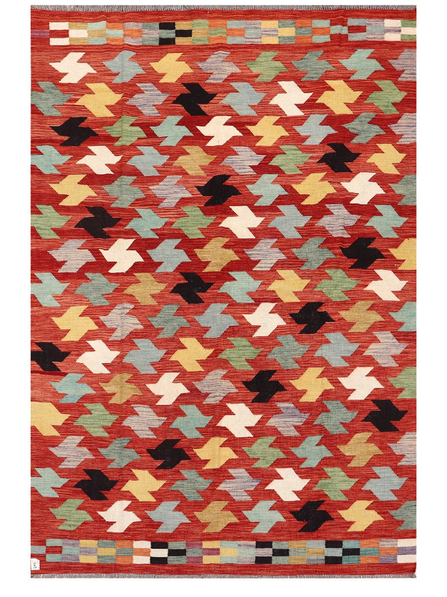 Maimana Afghanistan Kilim Rug - 298 x201 cm