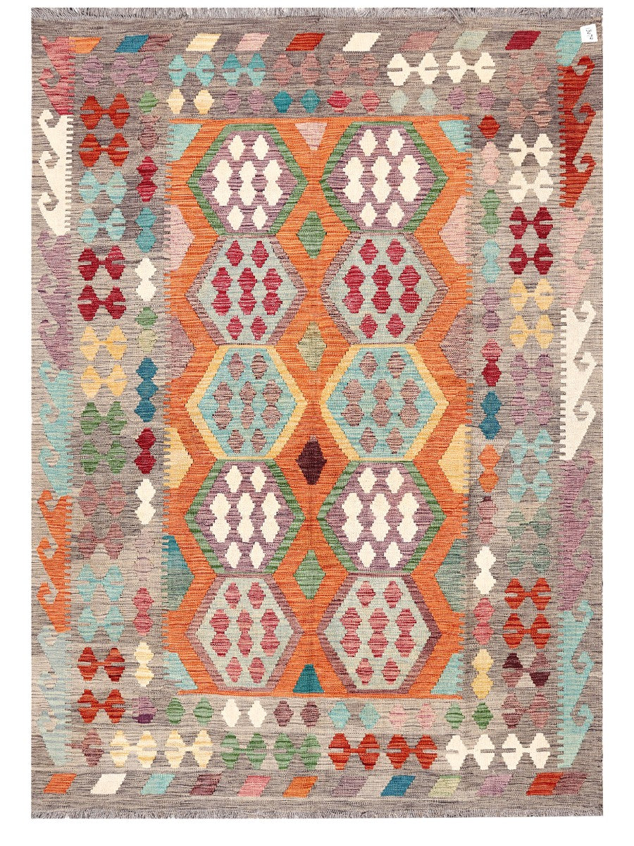 Maimana Afghanistan Kilim Rug - 248 x175 cm