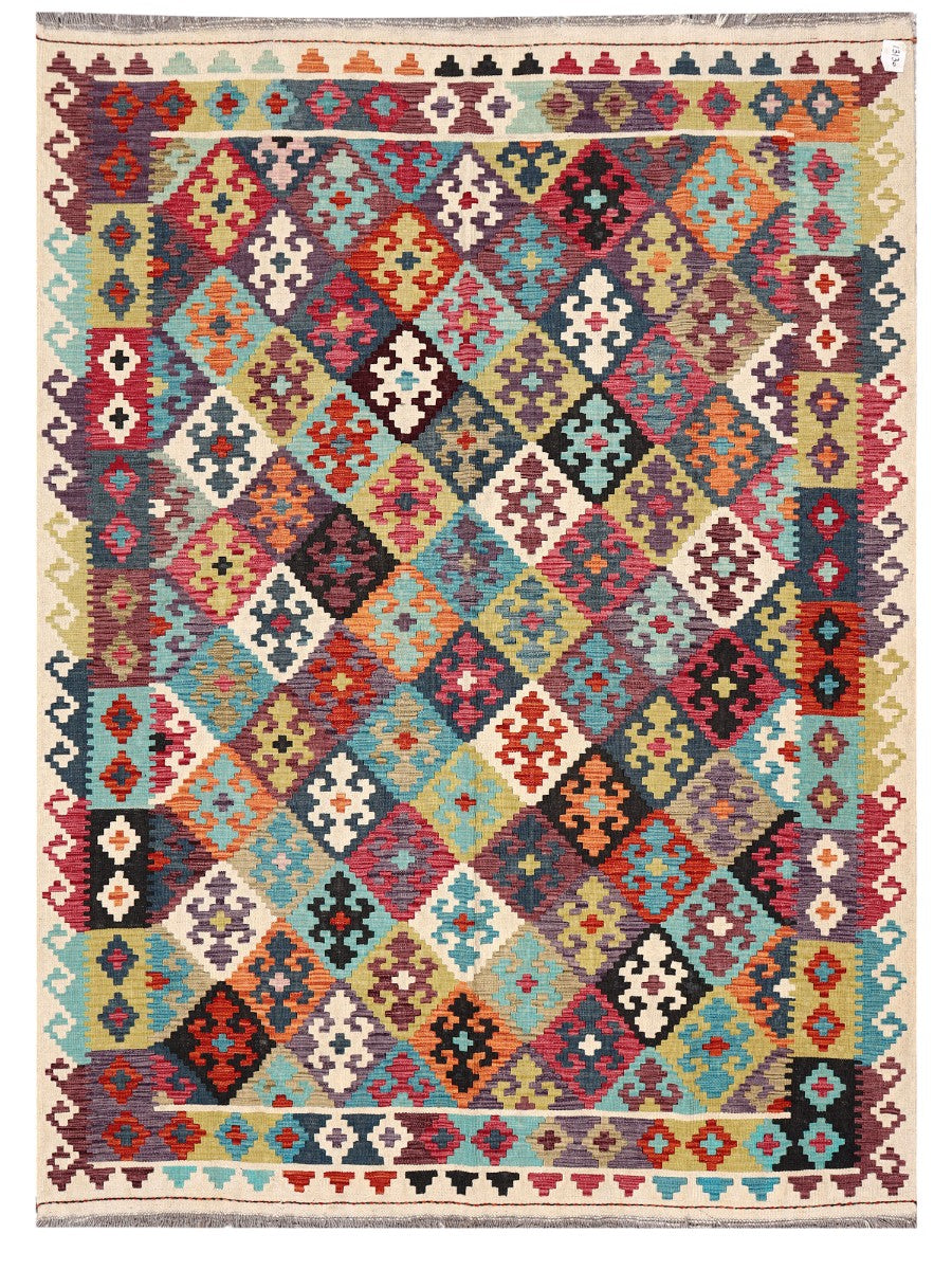 Maimana Afghanistan Kilim Rug - 247 x179 cm