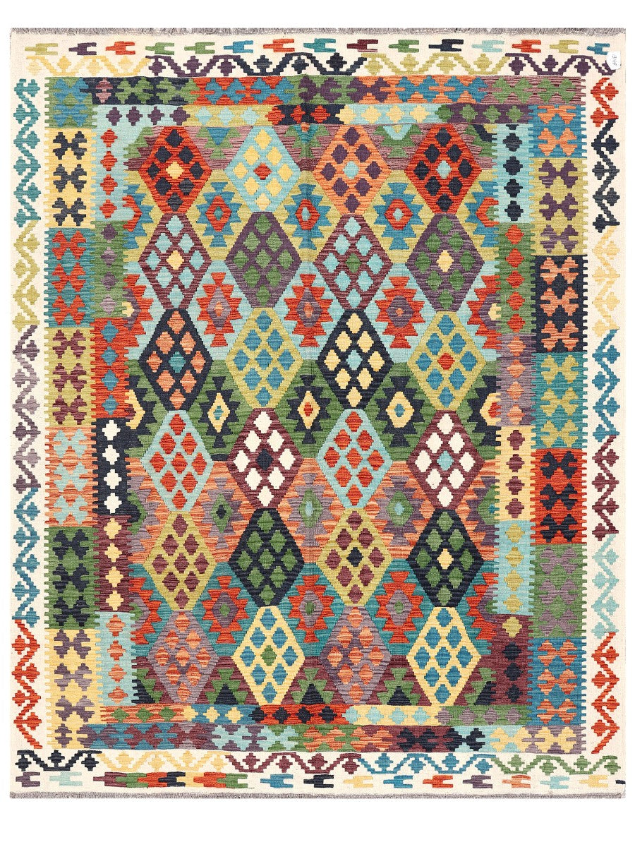 Maimana Afghanistan Kilim Rug - 255 x204 cm