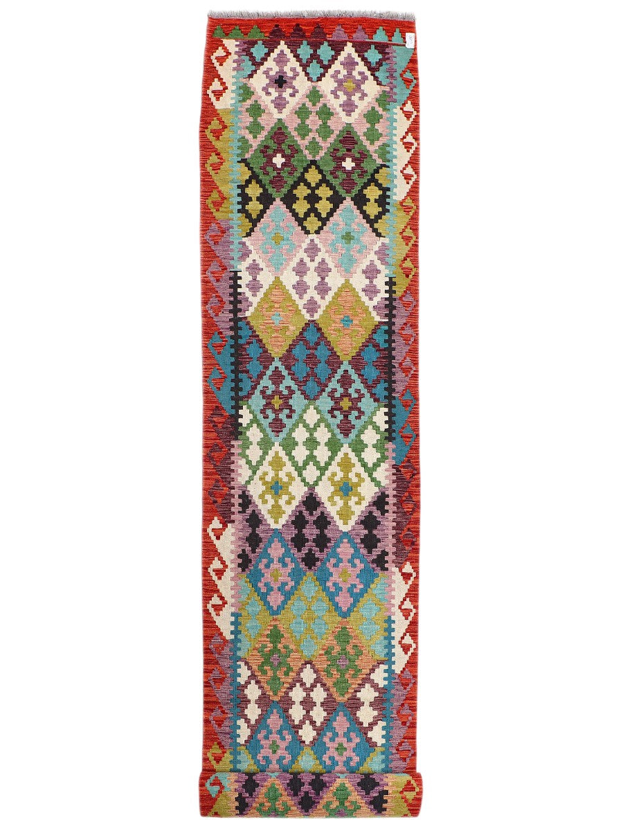 Maimana Afghanistan Kilim Runner - 484 x 87 cm