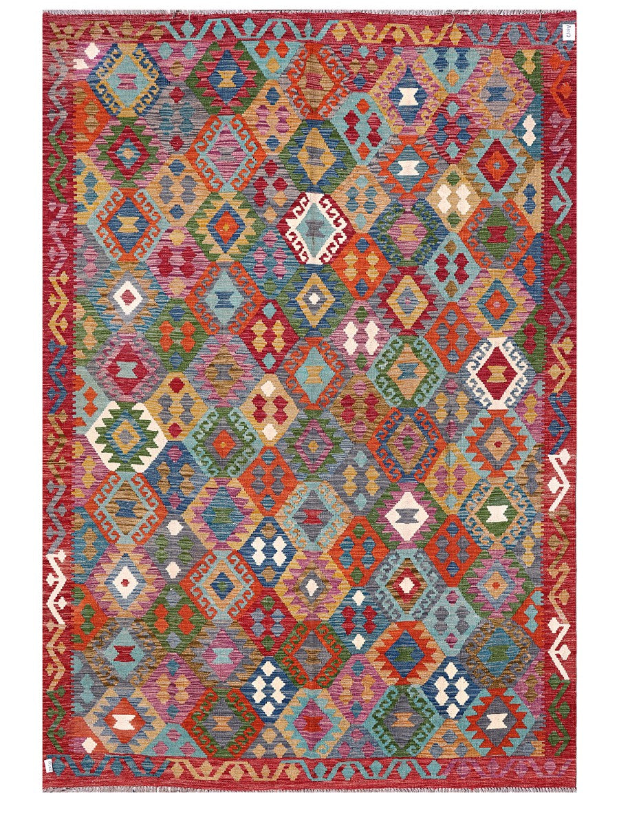 Maimana Afghanistan Kilim Rug - 297 x207 cm