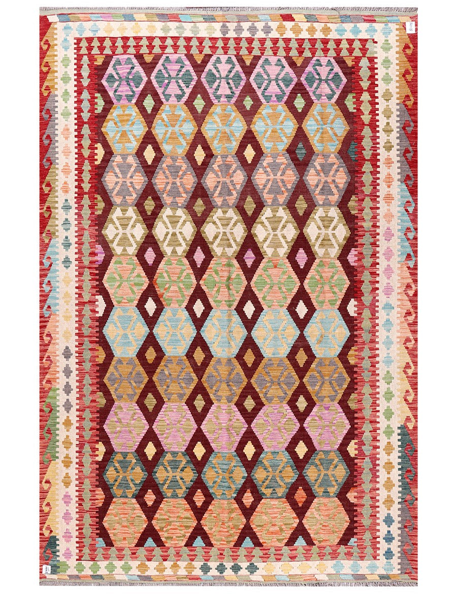 Maimana Afghanistan Kilim Rug - 310 x206 cm
