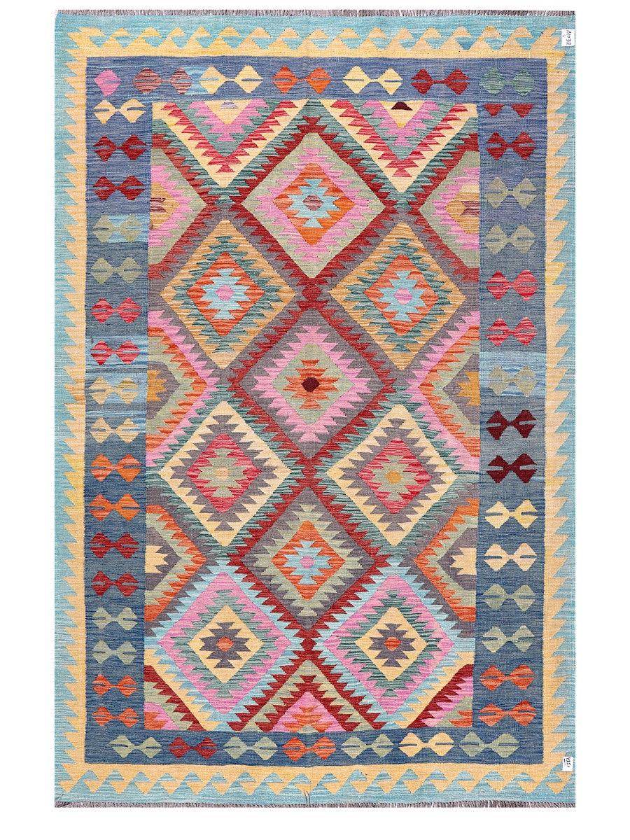 Maimana Afghanistan Kilim Rug - 298 x198 cm