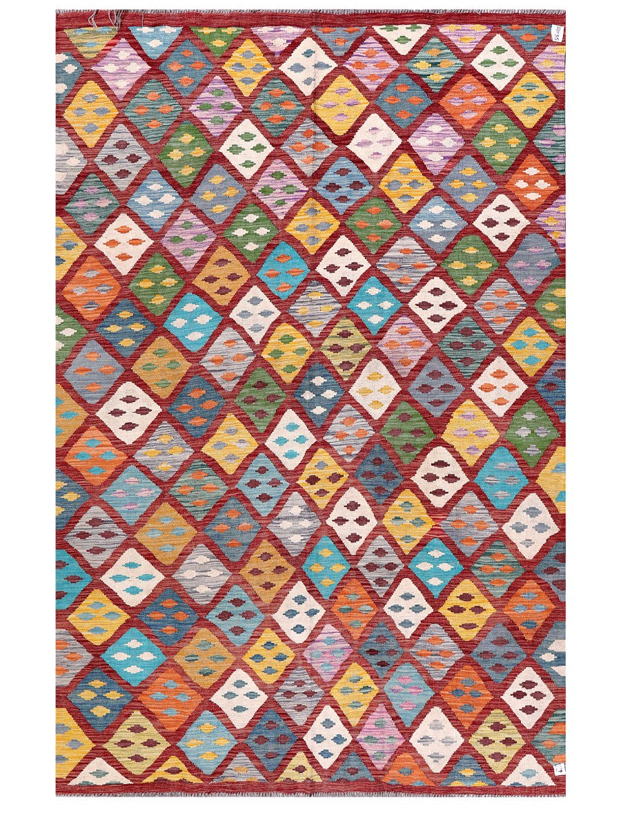 Maimana Afghanistan Kilim Rug - 288 x190 cm