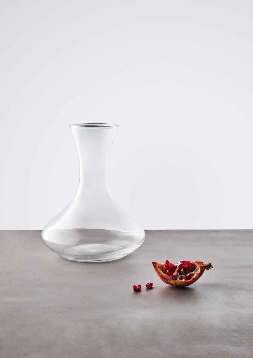 Ambra Clear Glass Decanter.