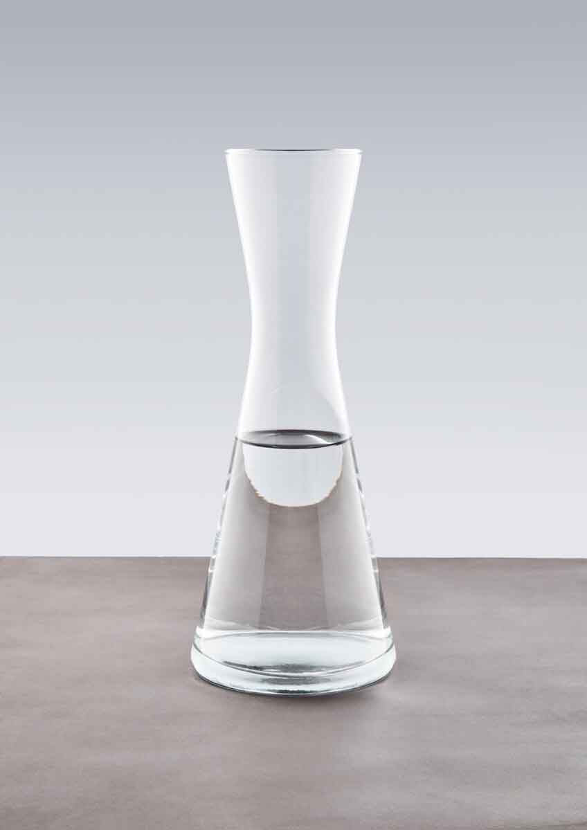 Ambra Clear Glass Carafe.