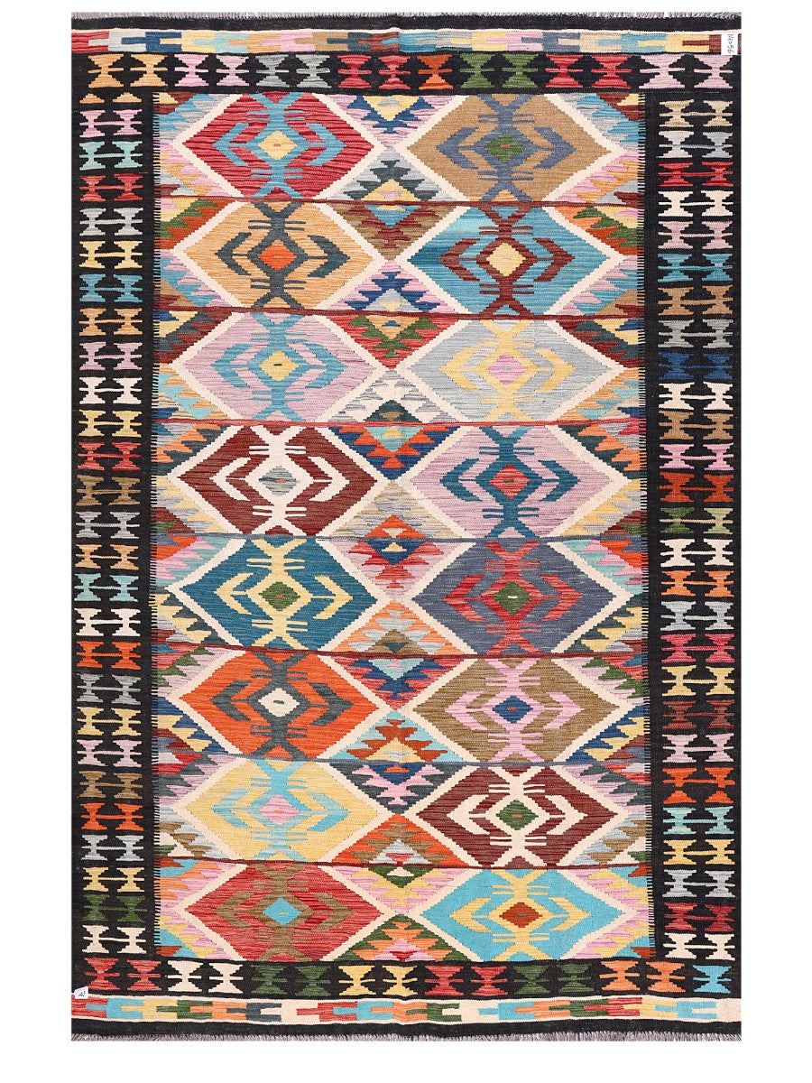 Maimana Afghanistan Kilim Rug - 299 x198 cm