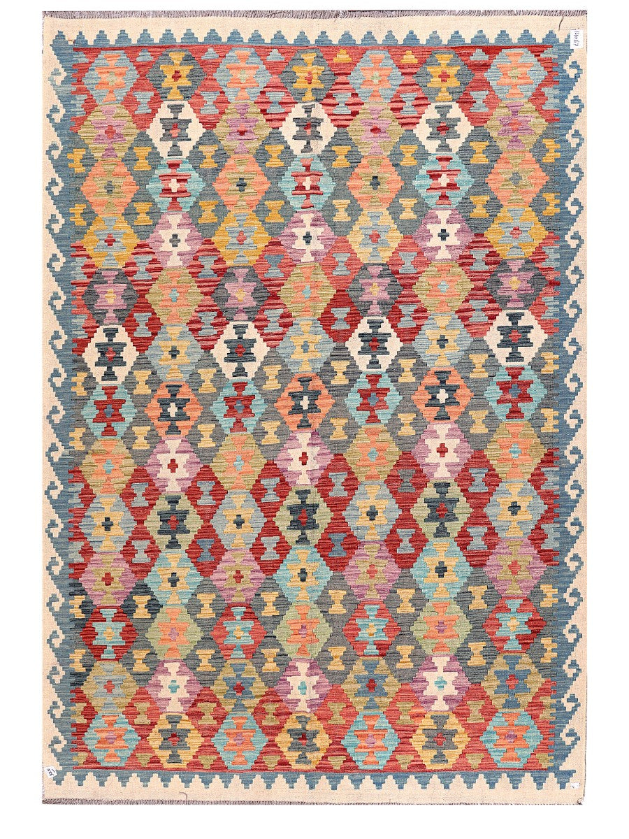 Maimana Afghanistan Kilim Rug - 287 x201 cm