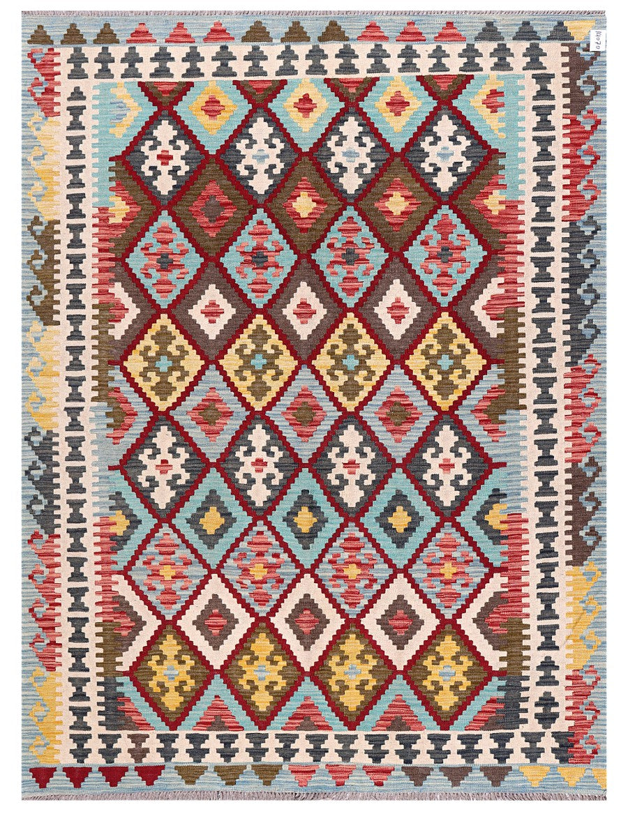 Maimana Afghanistan Kilim Rug - 237 x180 cm