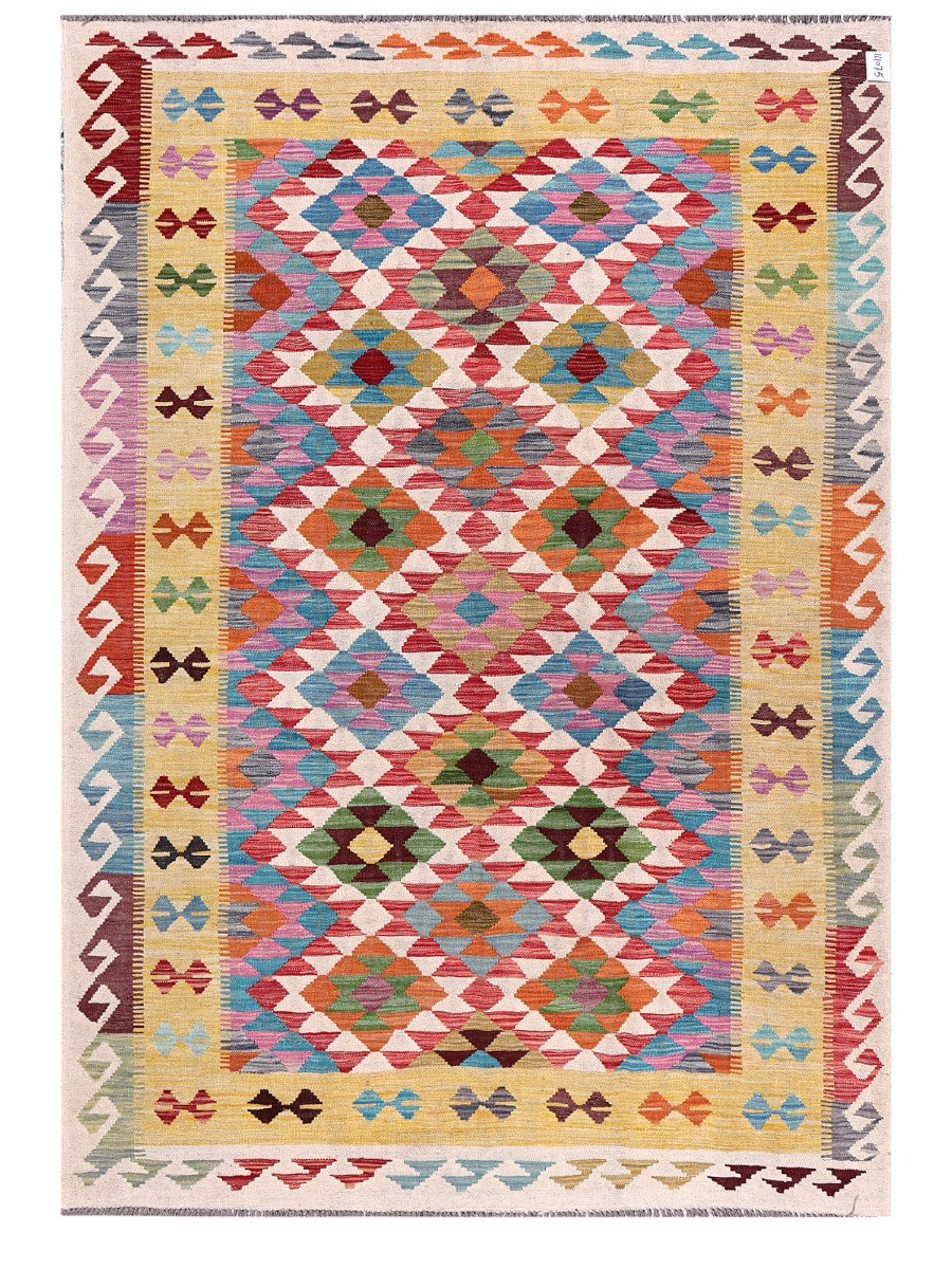 Maimana Afghanistan Kilim Rug - 241 x170 cm