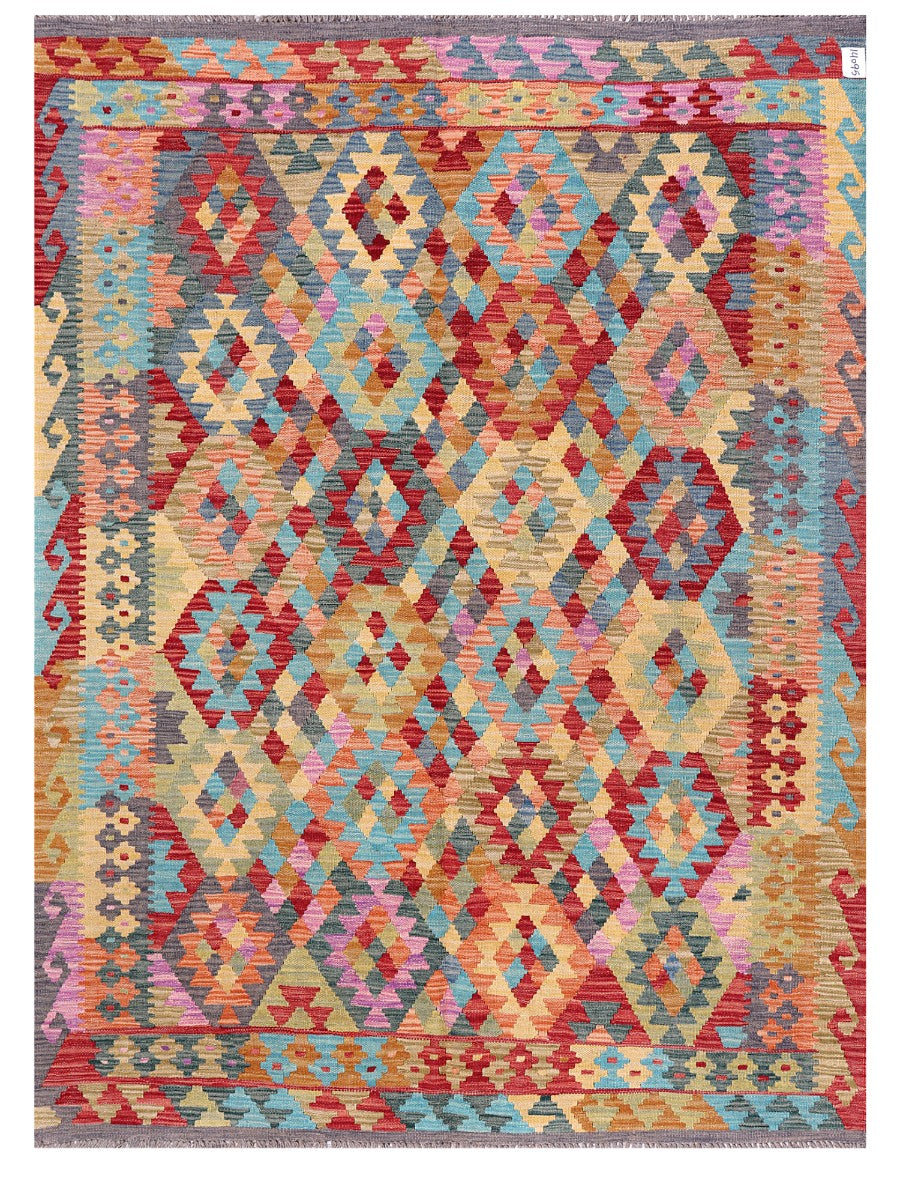 Maimana Afghanistan Kilim Rug - 232 x174 cm