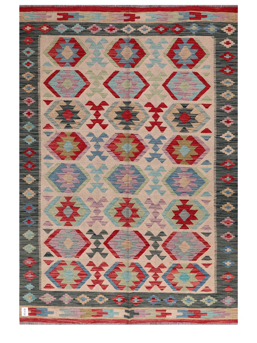 Maimana Afghanistan Kilim Rug - 242 x169 cm