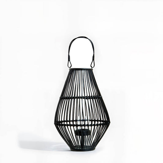Mataram Black Lantern With Hoop Handle