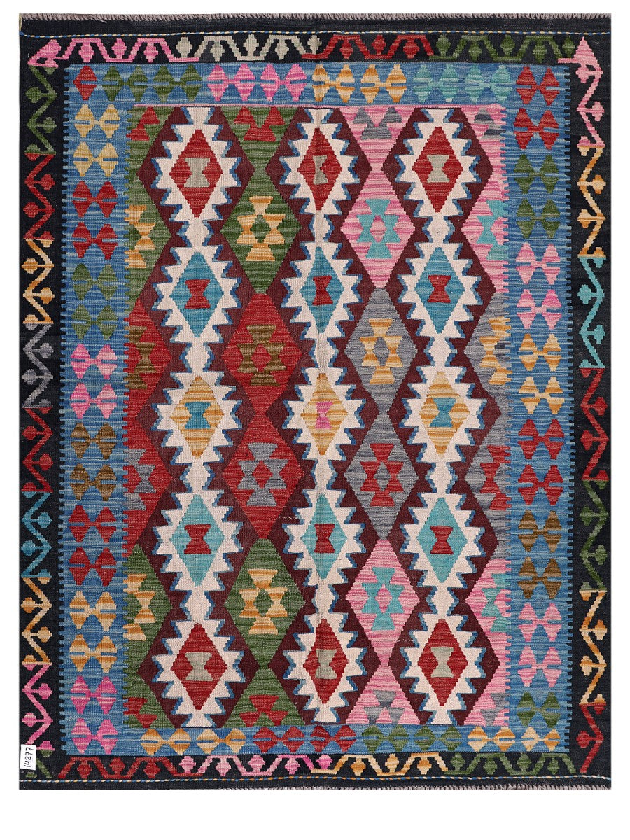 Maimana Afghanistan Kilim Rug - 206 x161 cm