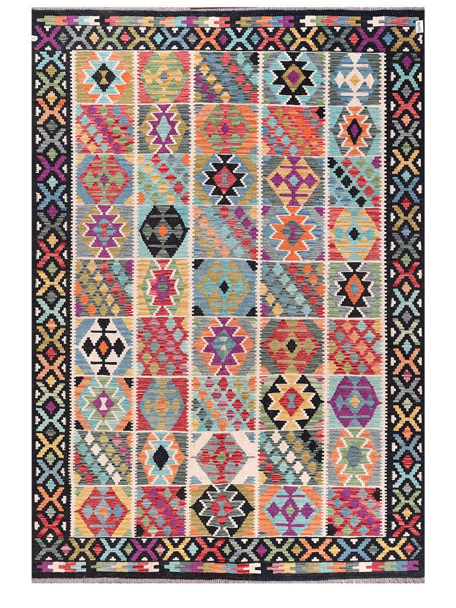 Maimana Afghanistan Kilim Rug - 306 x212 cm
