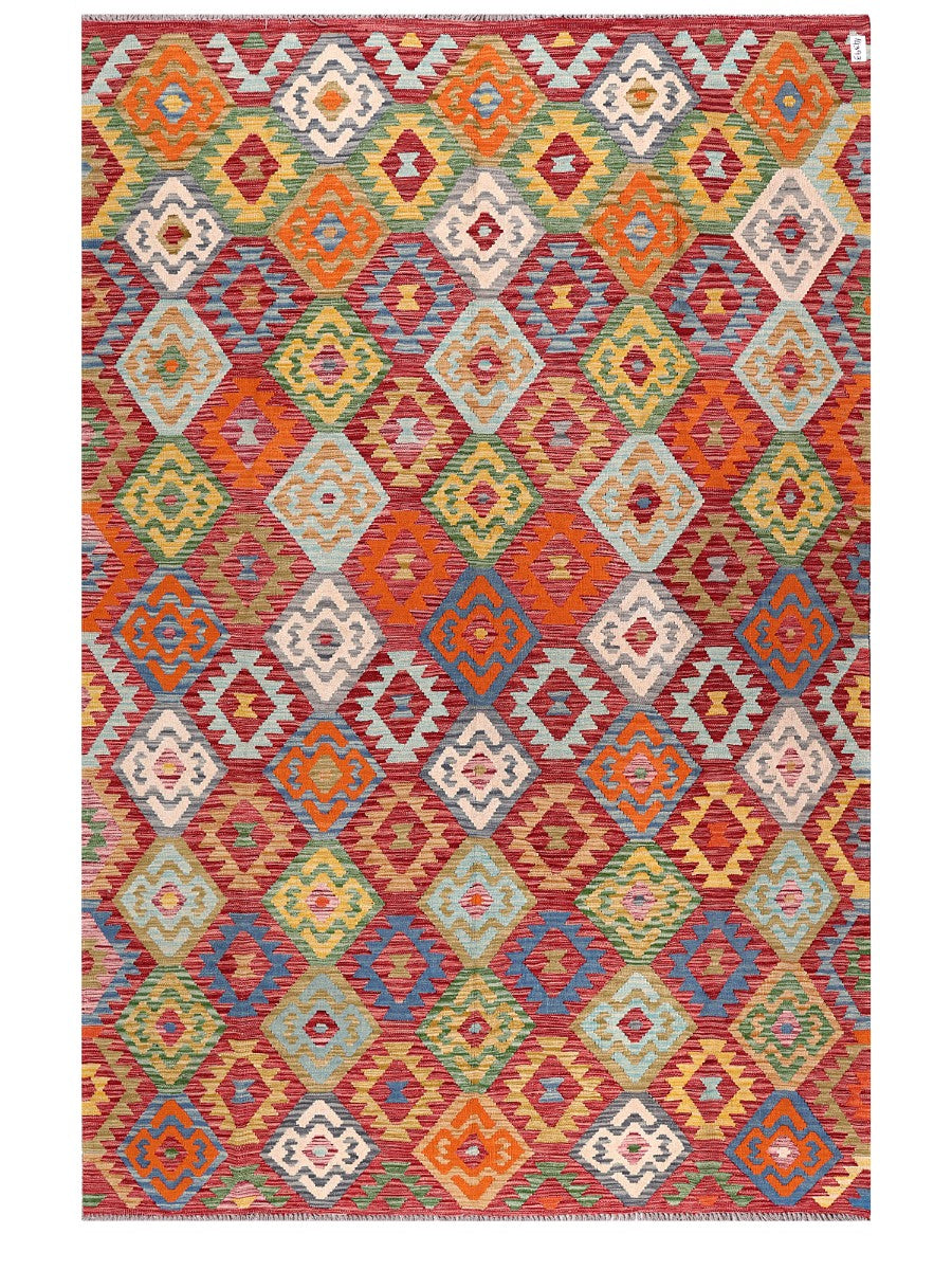 Maimana Afghanistan Kilim Rug - 305 x203 cm