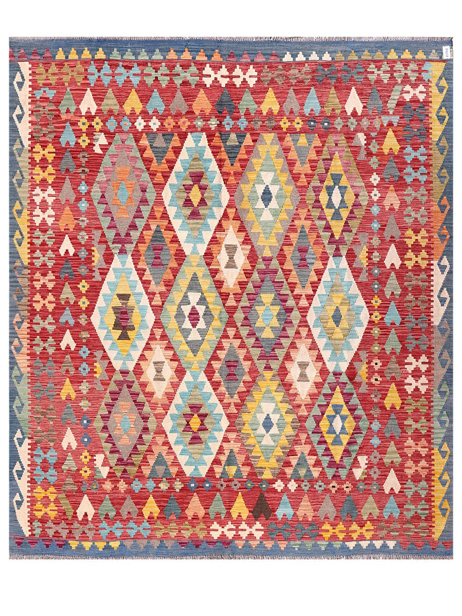 Maimana Afghanistan Kilim Rug - 294 x254 cm
