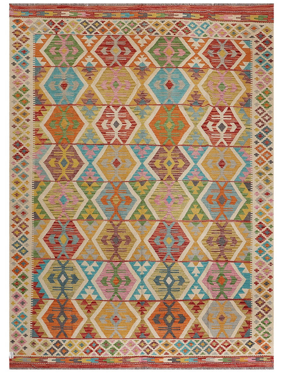 Maimana Afghanistan Kilim Rug - 341 x250 cm