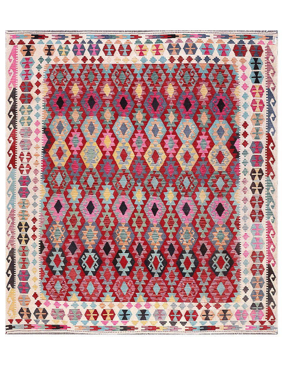 Maimana Afghanistan Kilim Rug - 295 x268 cm