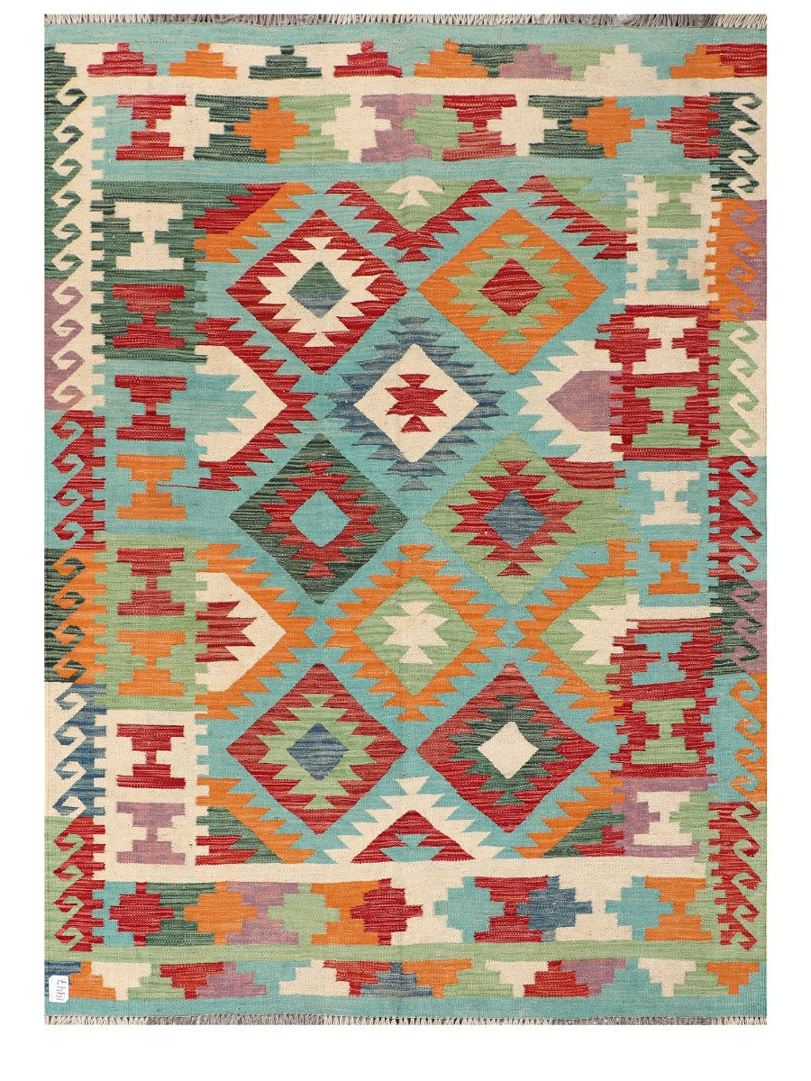 Maimana Afghanistan Kilim Rug - 210 x153 cm