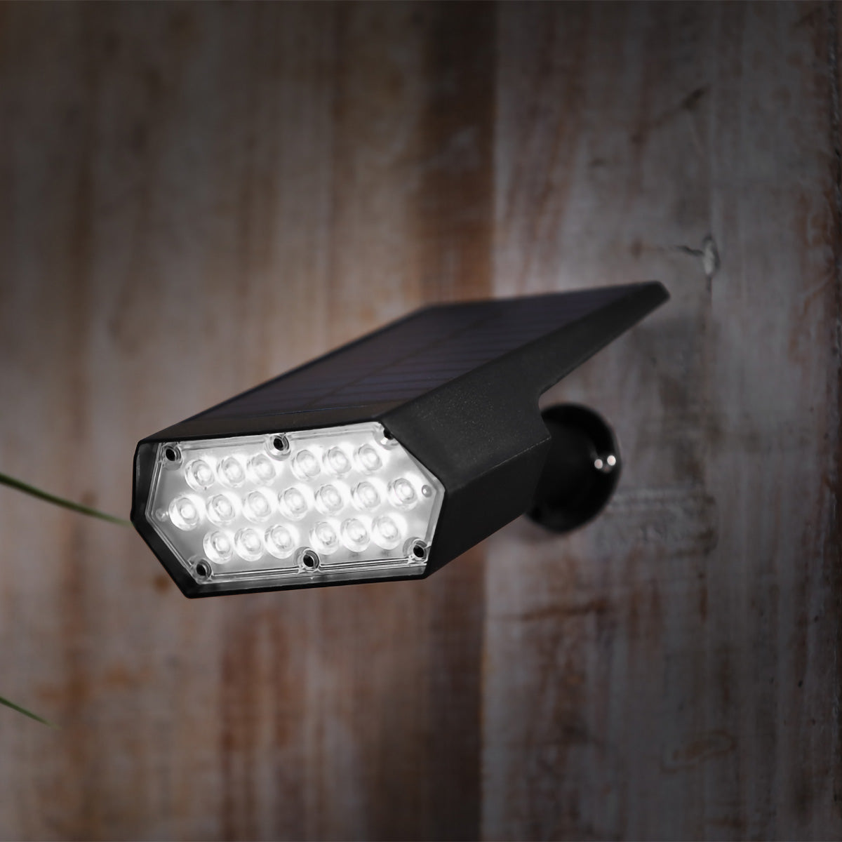 100 Lumens Solar Garden Security Stake Light 19 White LED - 27.5cm by Bright Garden