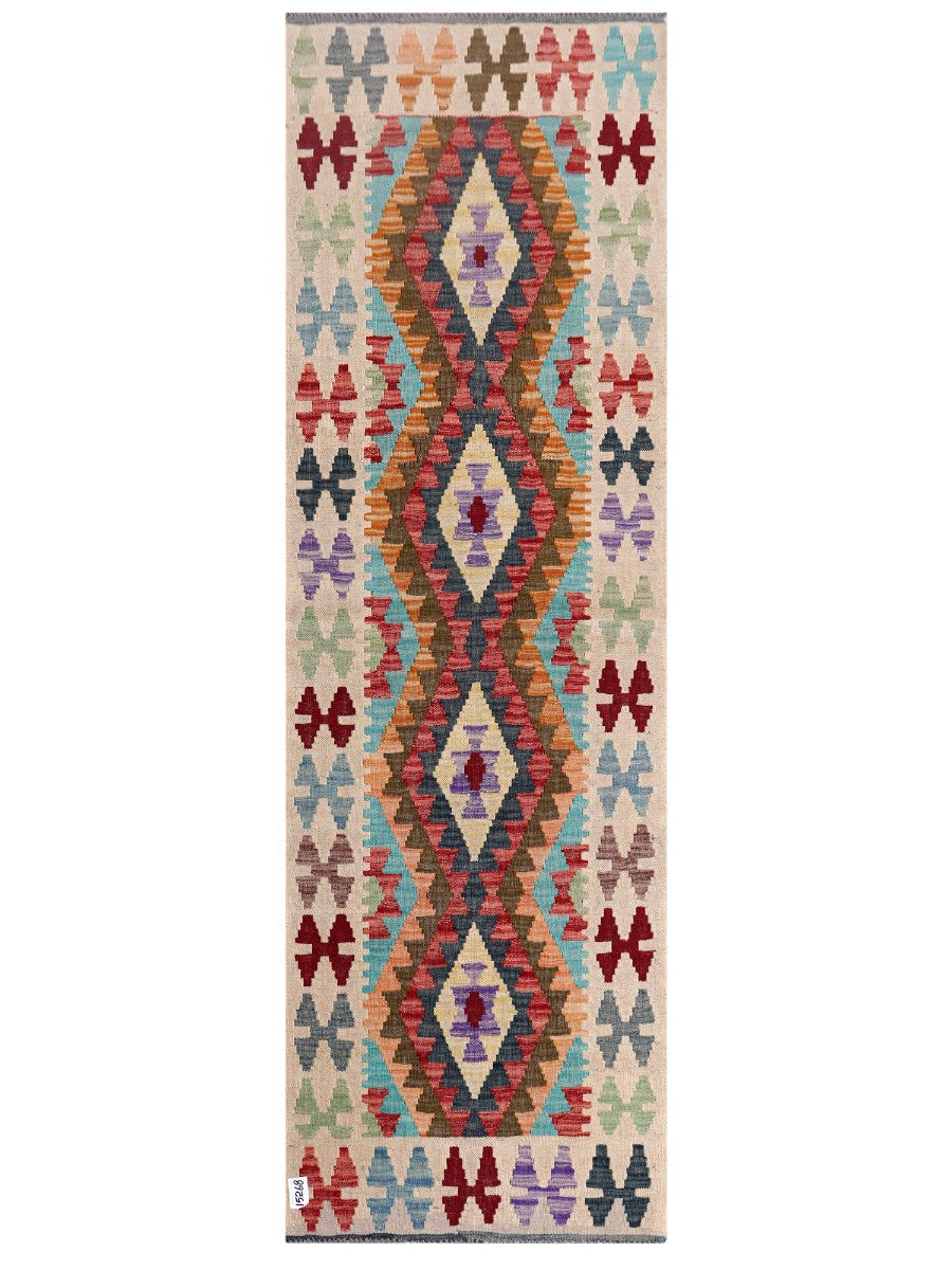 Maimana Afghanistan Kilim Runner - 243 x 77 cm