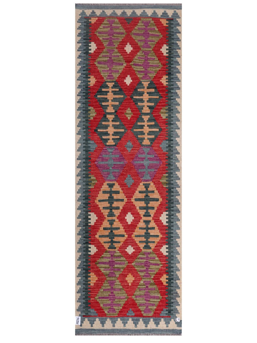 Maimana Afghanistan Kilim Runner - 246 x 81 cm