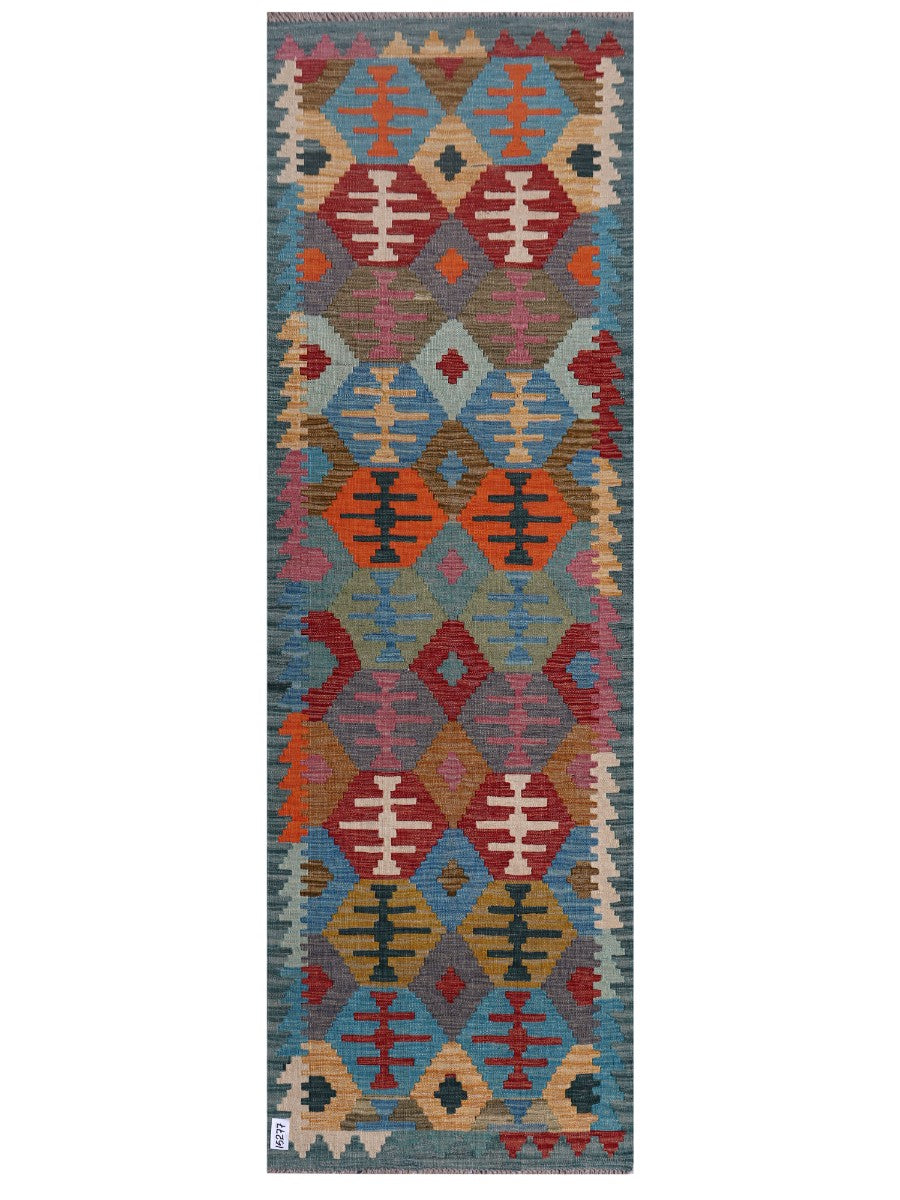 Maimana Afghanistan Kilim Runner - 242 x 78 cm