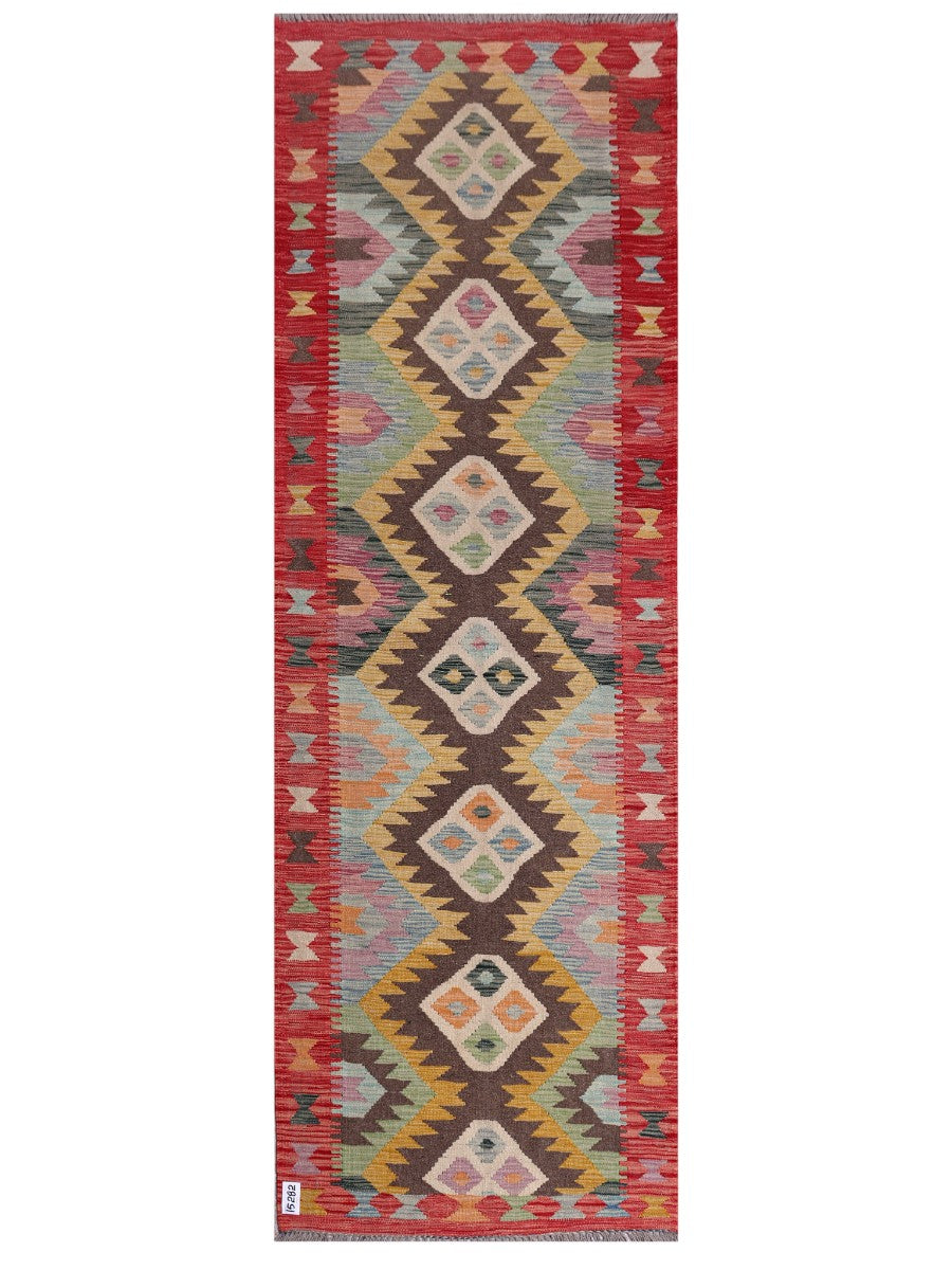 Maimana Afghanistan Kilim Runner - 247 x 83 cm