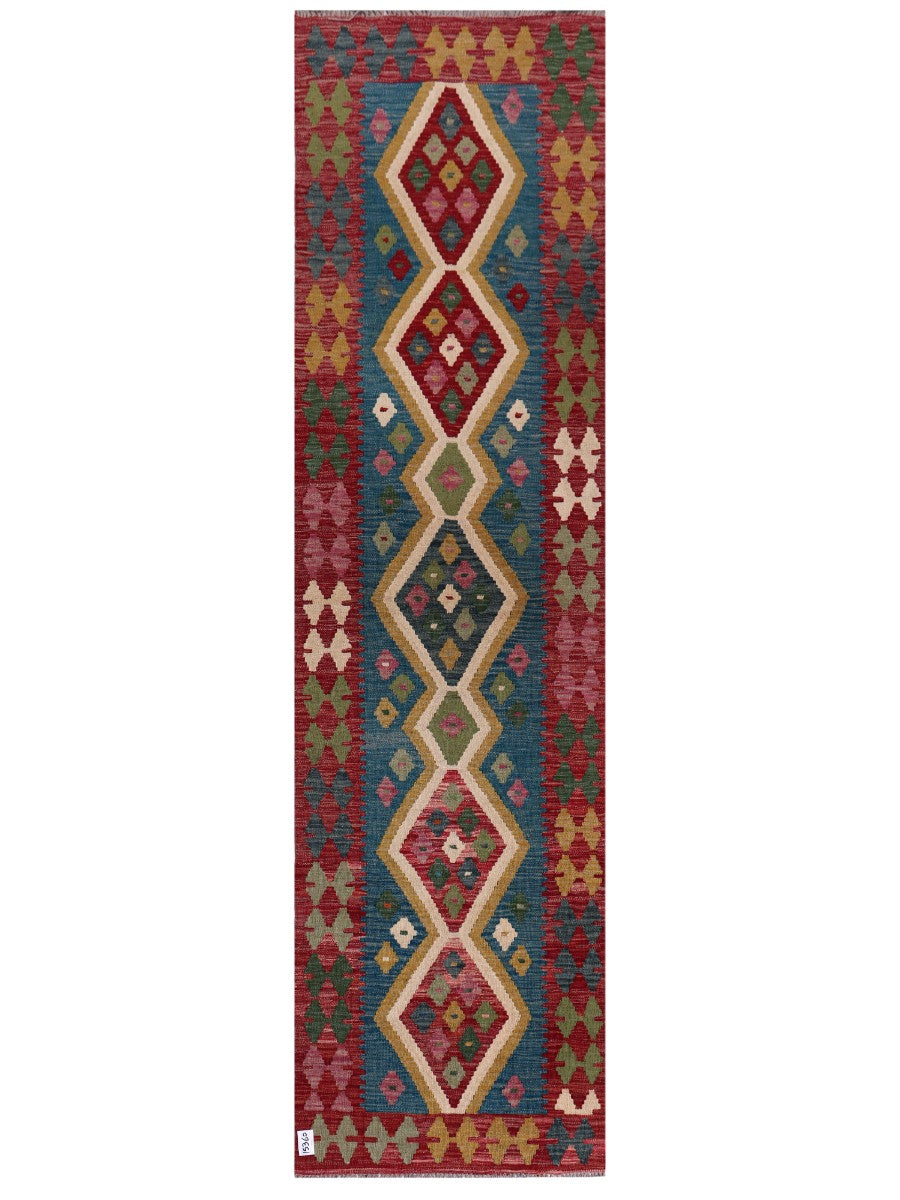 Maimana Afghanistan Kilim Runner - 291 x 79 cm