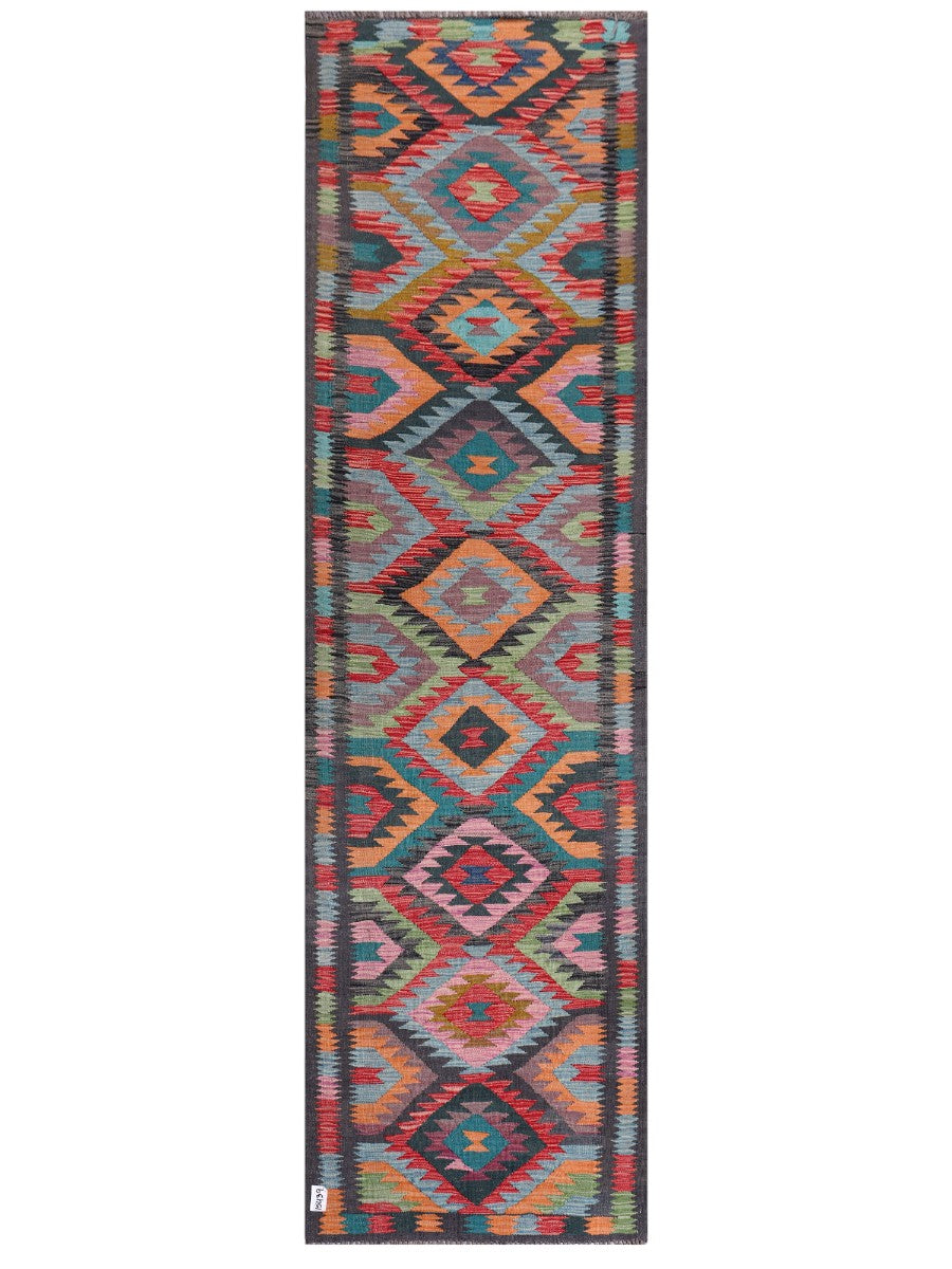 Maimana Afghanistan Kilim Runner - 297 x 84 cm
