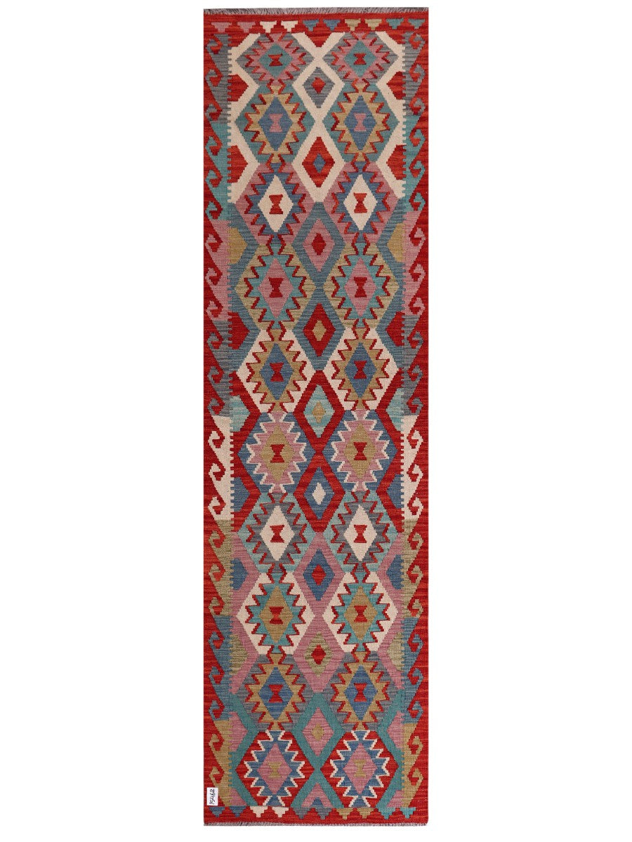 Maimana Afghanistan Kilim Runner - 293 x 82 cm