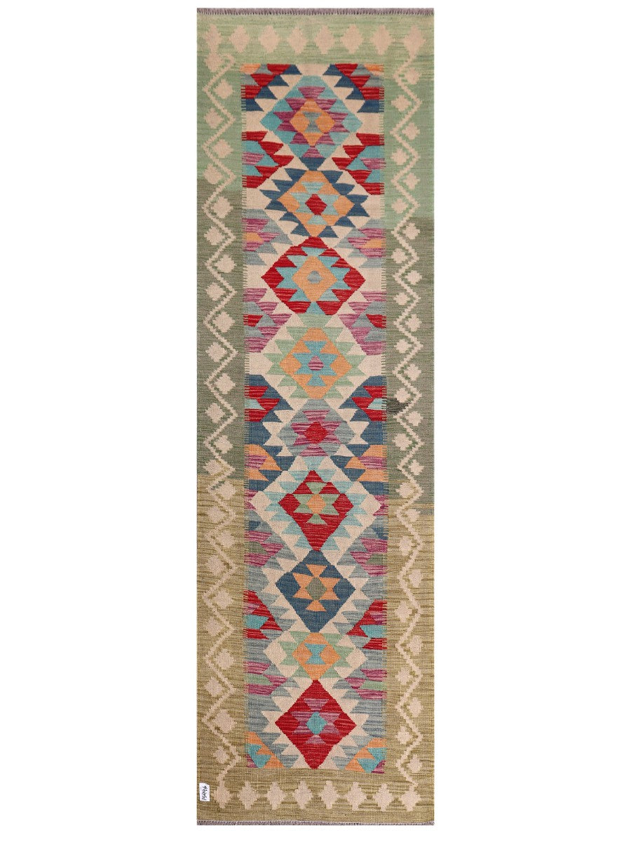 Maimana Afghanistan Kilim Runner - 287 x 85 cm